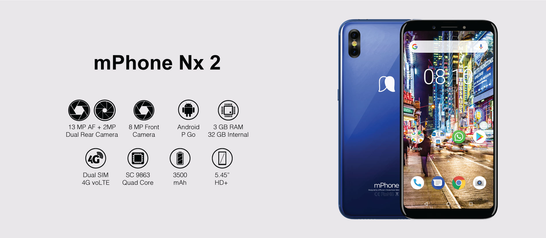 mPhone Electronics - mPhone NX 2 | Smartphone