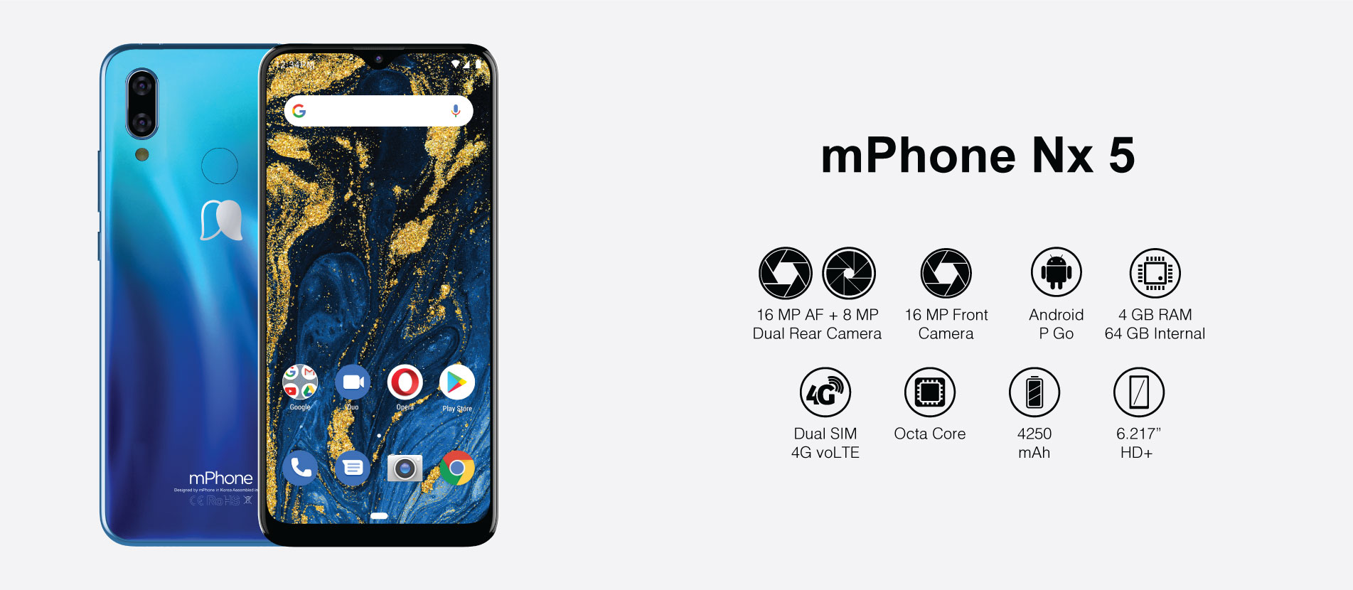 mPhone NX 5 | Budget Smartphone | mPhone Electronics