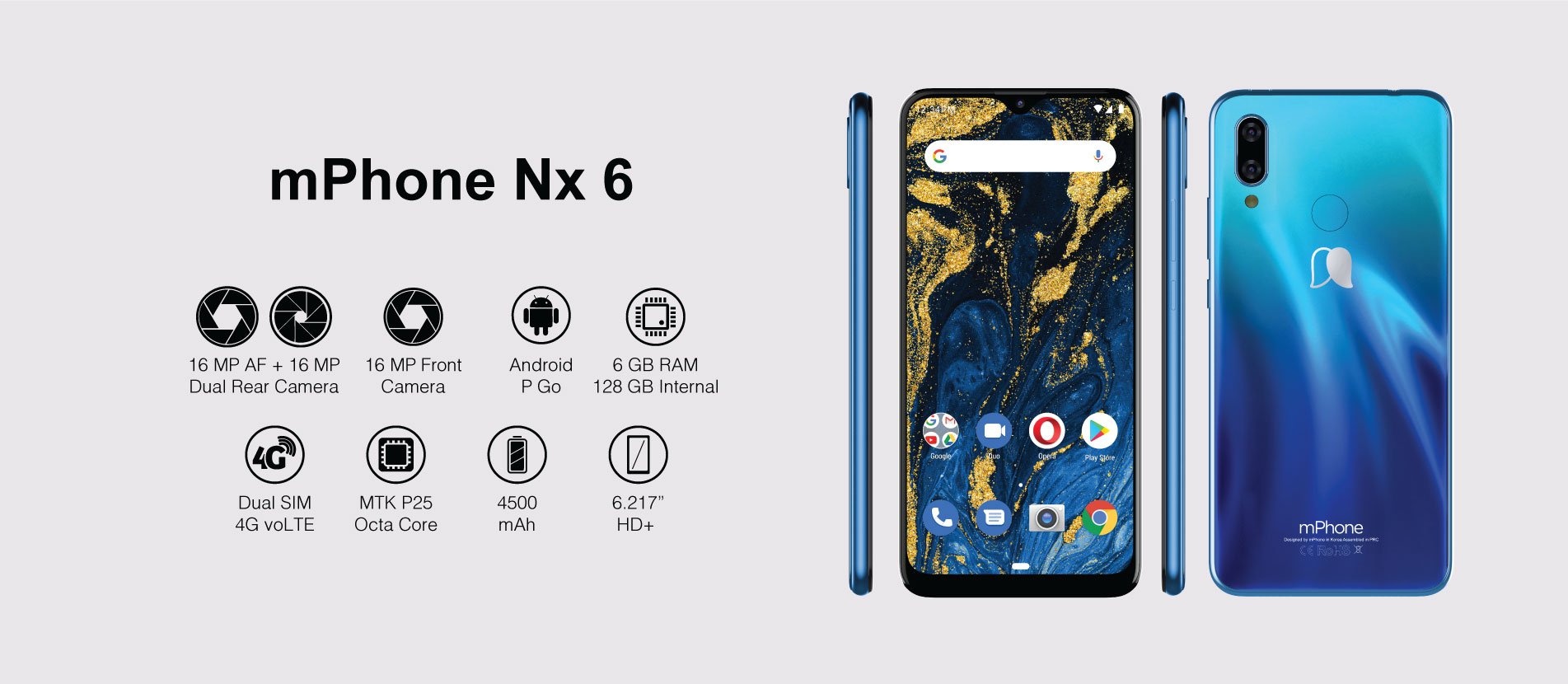 mPhone NX 6 | Next Generation Smartphone | mPhone Electronics