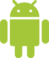 Green Color Android Logo