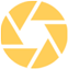 Yellow Color Camera Logo